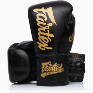 Guantes de boxeo Fairtex Glory BGLG1 Negro con cordones